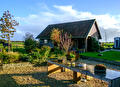 Luxe lariks houten paardenstal